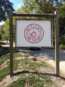 A FARMER’S PERSPECTIVE ON FOOD RESCUE CFR INTERVIEW WITH TYLER BUTLER image2 Butler's Orchard Sign